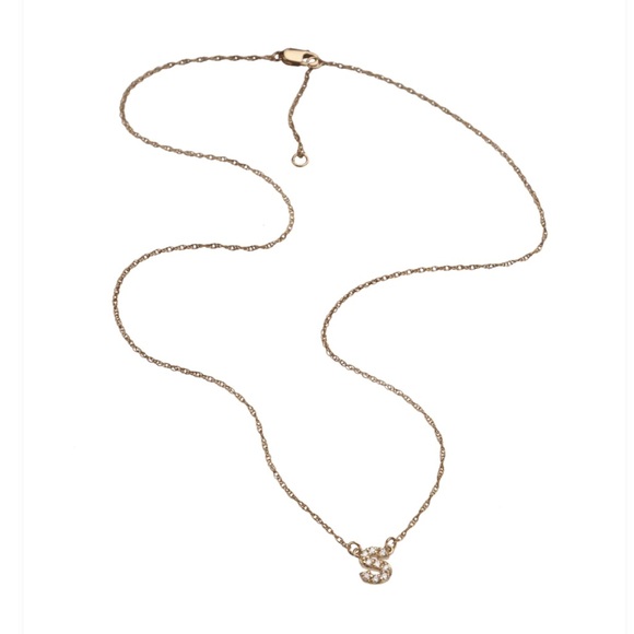 Jennifer Zeuner Gigi 14K Gold “K” Initial Necklace - Picture 4 of 9